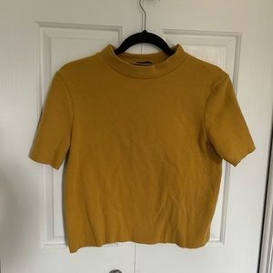 Zara yellow shirt. Size S